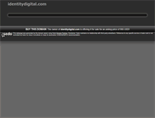 Tablet Screenshot of identitydigital.com